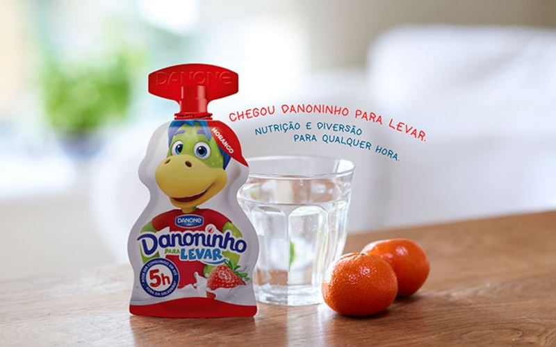 Danoninho em stand-up pouch
