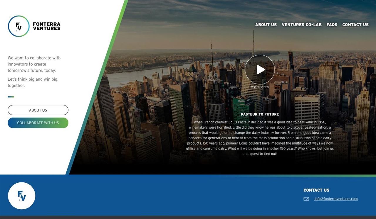 Fonterra lança incubadora de empreendimentos para desenvolver novas ideias