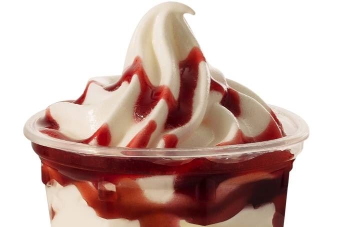 sundae queijo e goiabada Burger King 