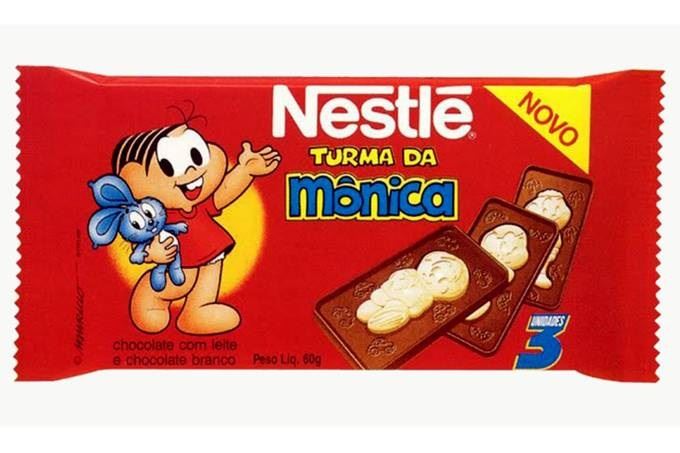 chocolate da Turma da Mônica 