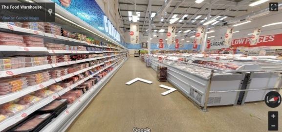 Tour virtual e localizador de produtos