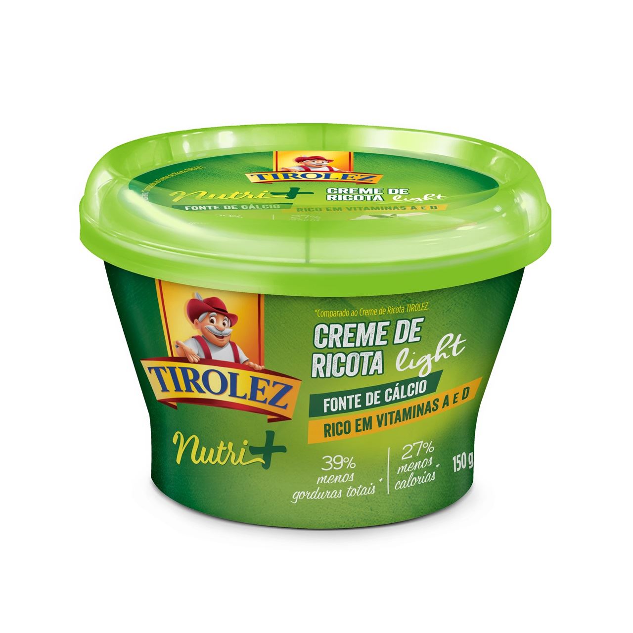 Creme de Ricota Light Tirolez Nutri +