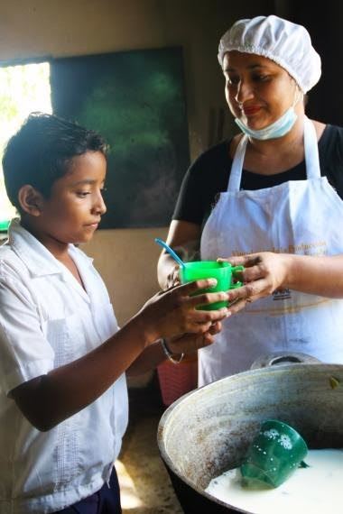 projeto leche - lanche escolar - Honduras 