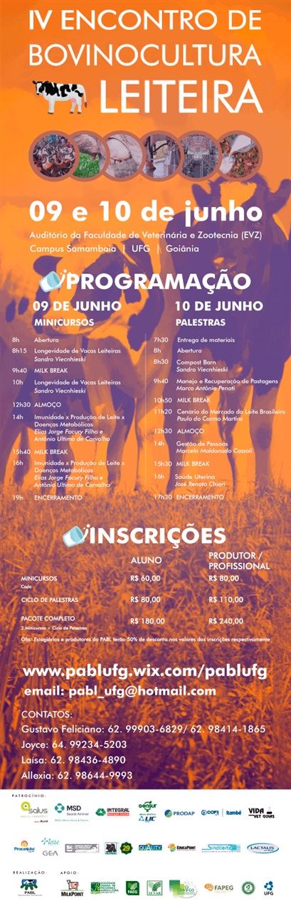IV Encontro de Bovinocultura Leiteira