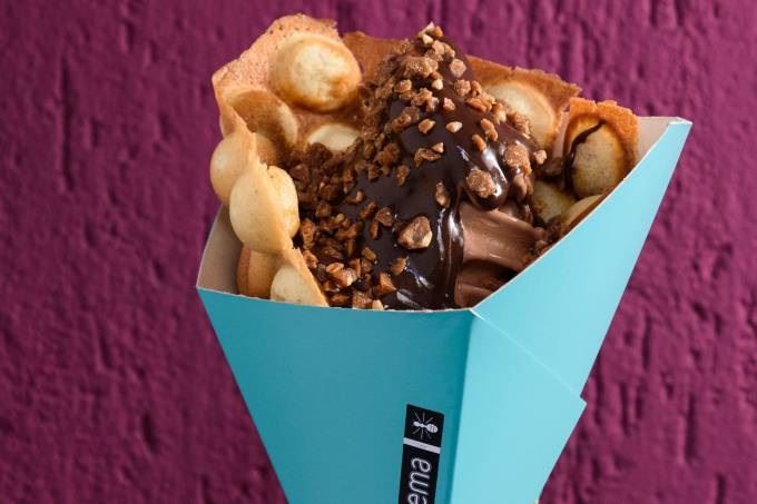 Carole Crema lança sorvete no cone quentinho