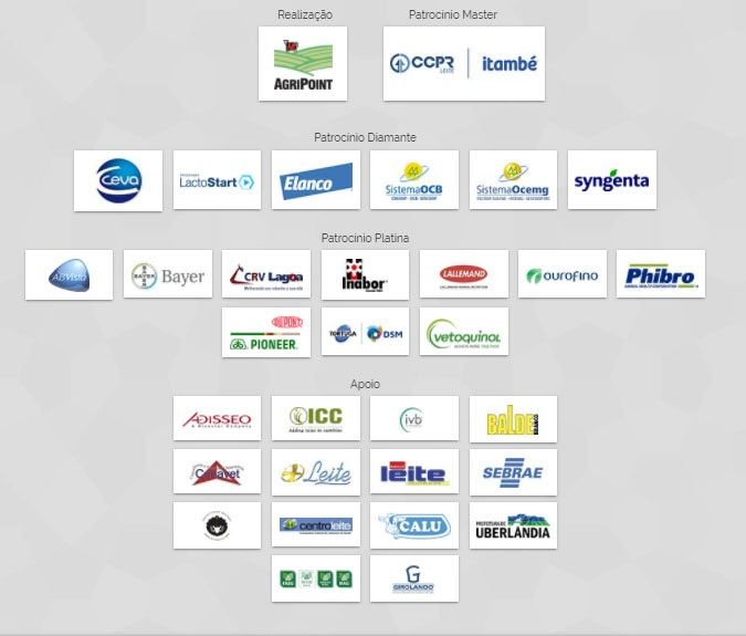 patrocinadores Interleite Brasil 2017 