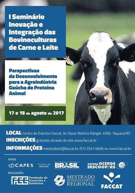 I Seminário de Integração das Bovinoculturas de Corte e Leite 