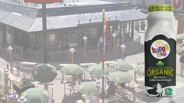 leite orgânico - Mc LancheFeliz 