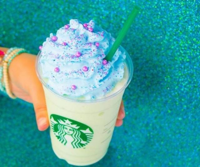 frapuccino de sereia - starbucks 