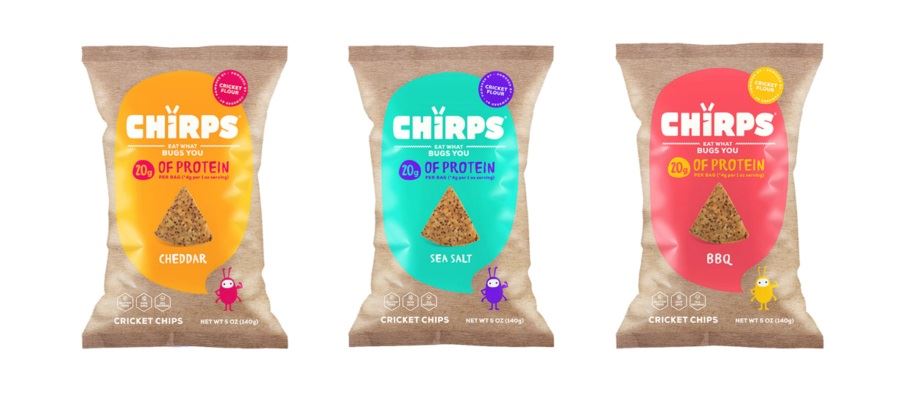 snacks feitos a base de insetos 