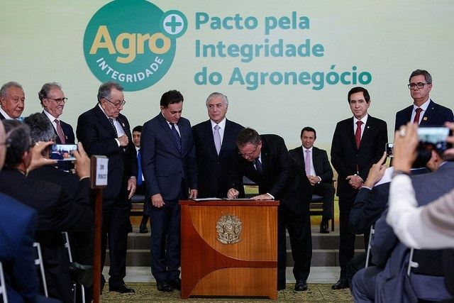 Selo Agro Mais Integridade é lançado no Palácio do Planalto