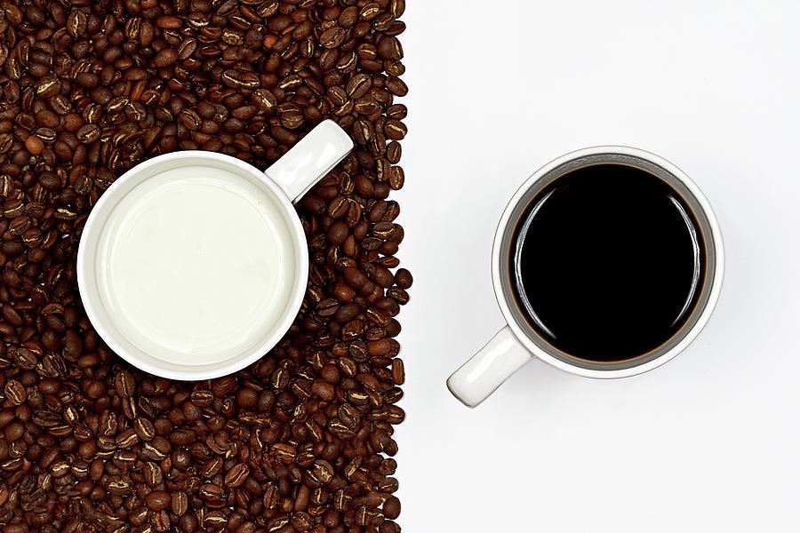 integração entre leite e café