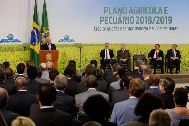 Temer e Maggi anunciam R$ 194,3 bi para Plano Agrícola e Pecuário