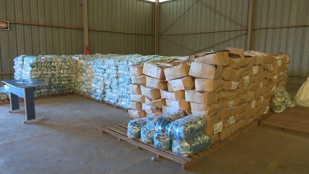 doação de leite para os venezuelanos