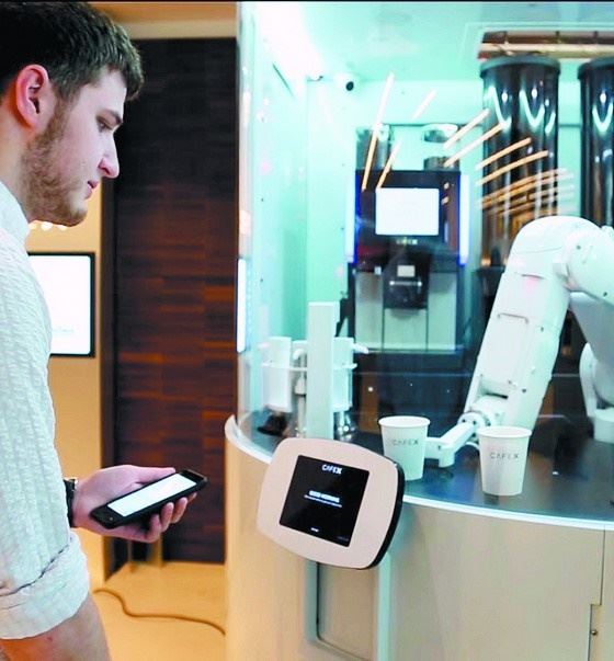 Atendente-robô já serve café em lojas dos Estados Unidos