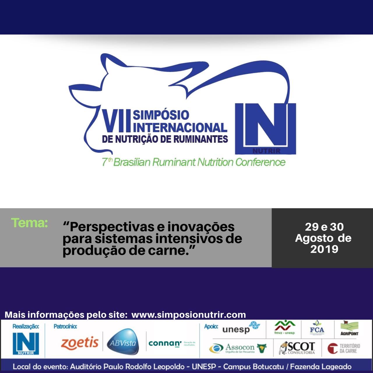 VII Simpósio Internacional de Nutrição de Ruminantes