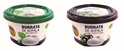 Búfalo Dourado lança dois novos sabores exclusivos de burrata: Pesto e Azeitona