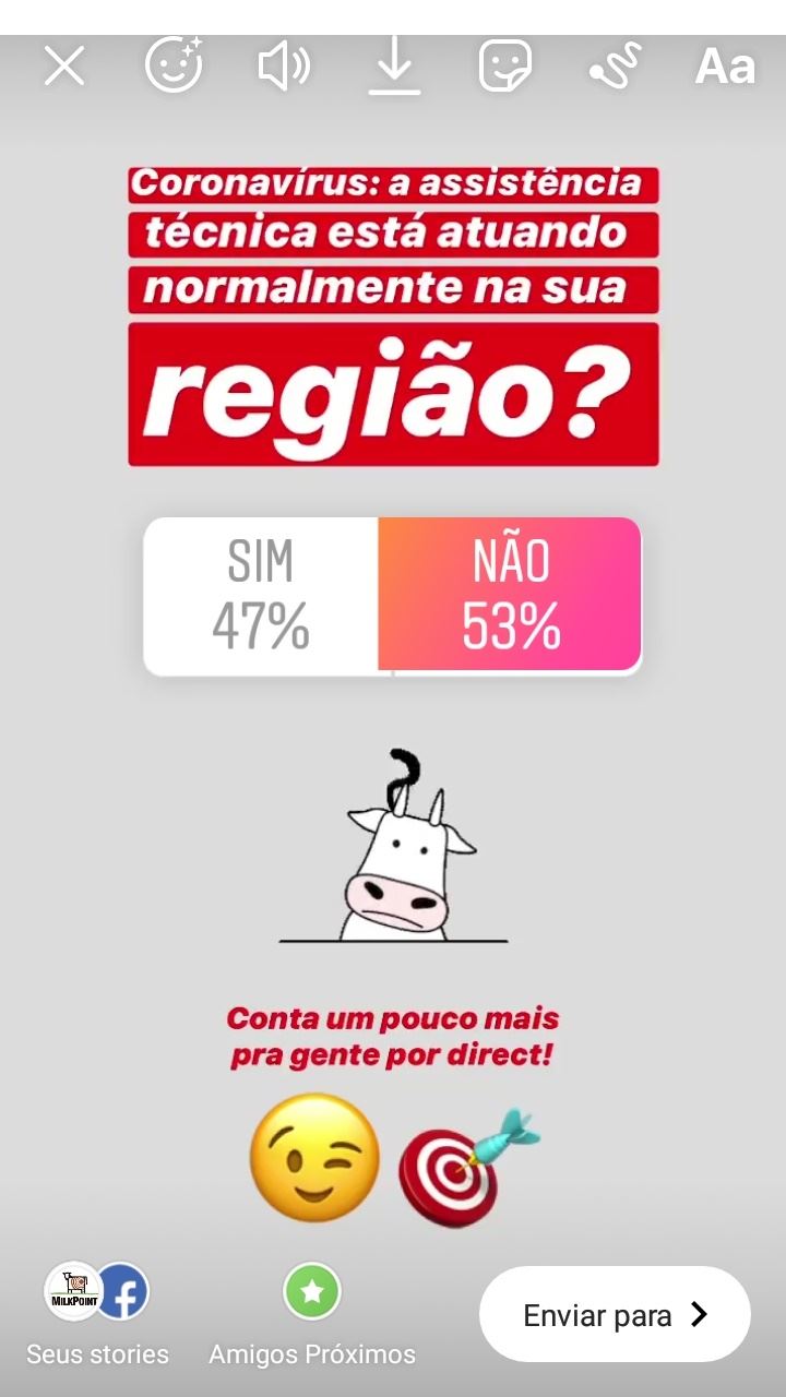 assistencia tecnica leite coronavirus