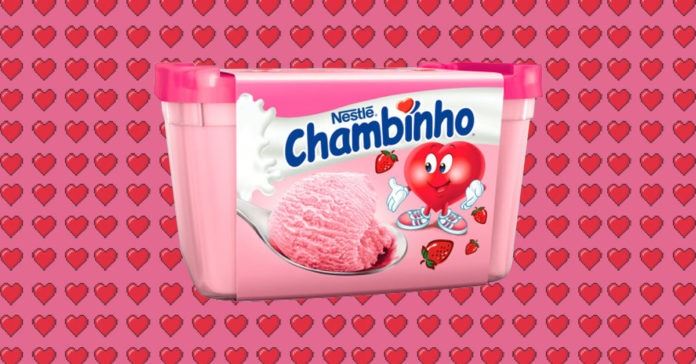 Nestlé lança sorvete Chambinho de 1 litro