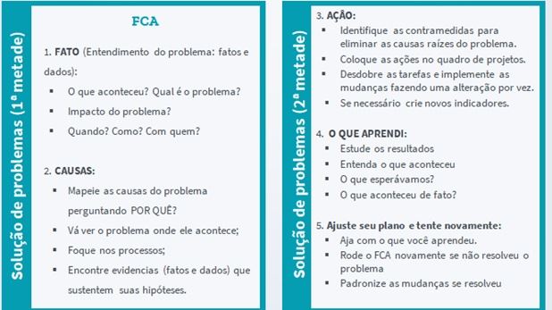 Ferramenta FCA (Fato-Causa-Ação)